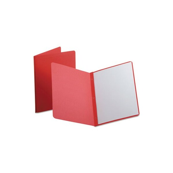 Tops Business Forms Oxford, Report Cover, 3 Fasteners, Panel And Border Cover, Letter, Red, 25PK 52511 - main